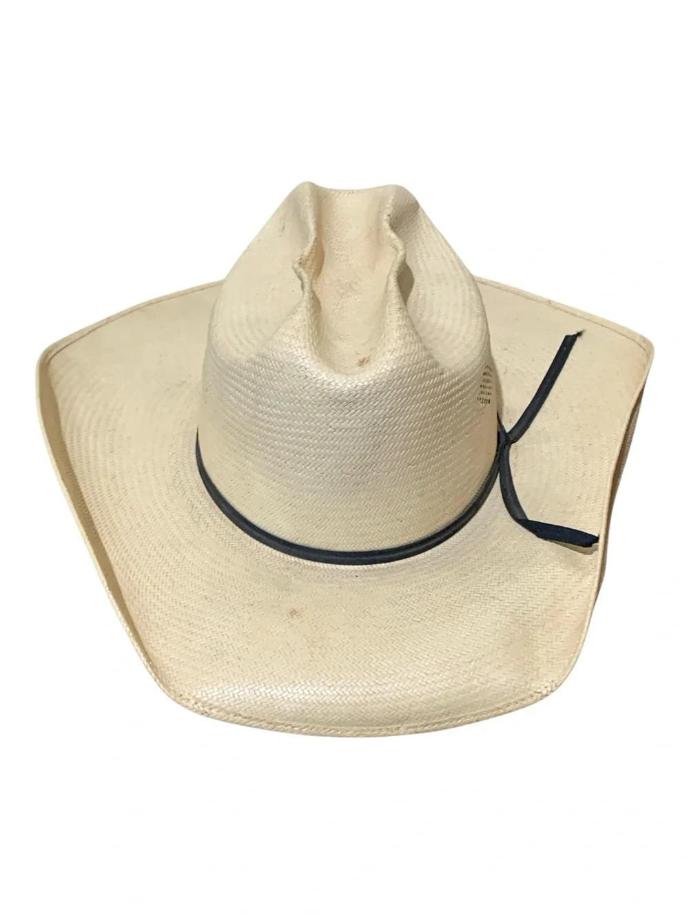Men's Vintage Rio Grande 5XXXXX Straw Cowboy Hat Size 7 1/2 - Picture 3 of 8
